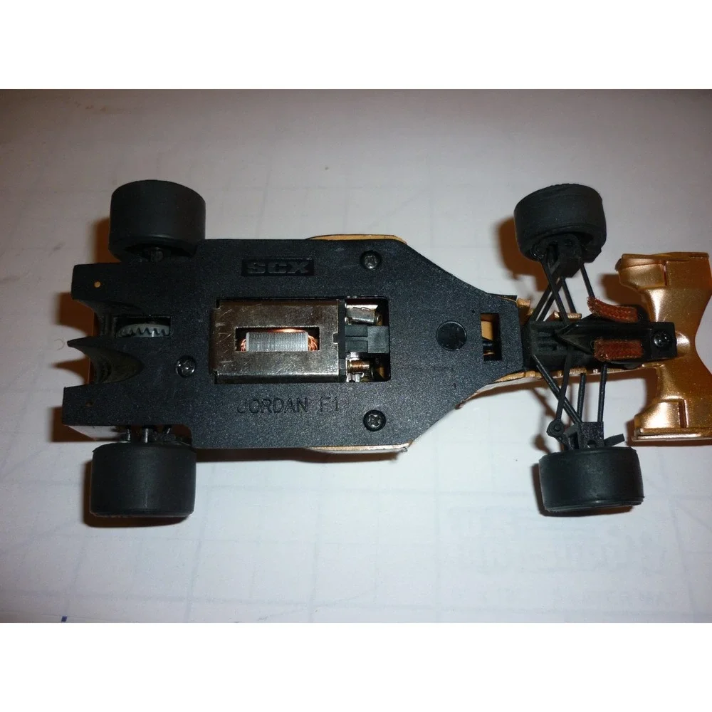 Slot Car SCX Scalextric Tyco Exin C-8322 Jordan 196 Peugeot #11 F1 R.Barrichello